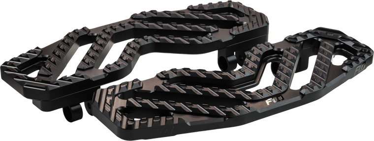 Flo Motorsports - Savage Floorboards Black Indian - V-800V5-2BLK