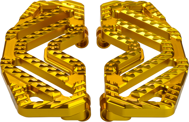 Flo Motorsports - Savage Floorboards Gold - V-800V5GLD