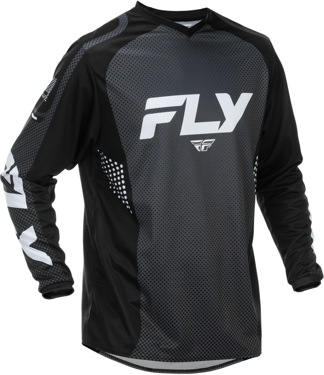 Fly Racing - F-16 Jersey Black/white 5x - 379-9205X
