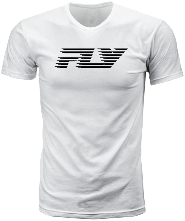 Fly Racing - Fly Fast Tee White Sm - 354-0401S