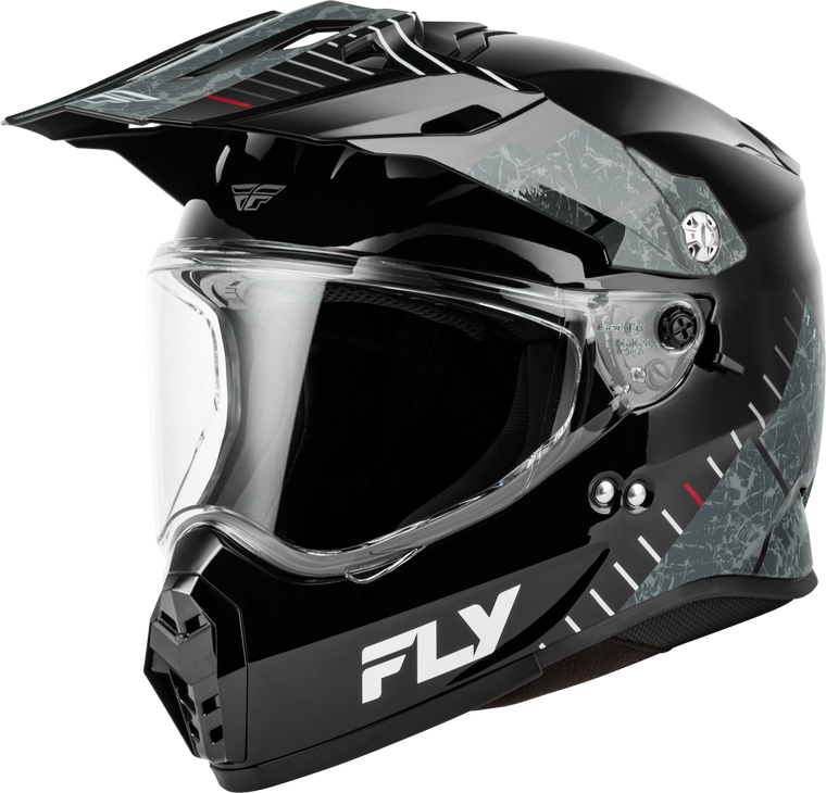 Fly Racing - Fly Trekker Granite Helmet Black/grey Lg - 73-7041L