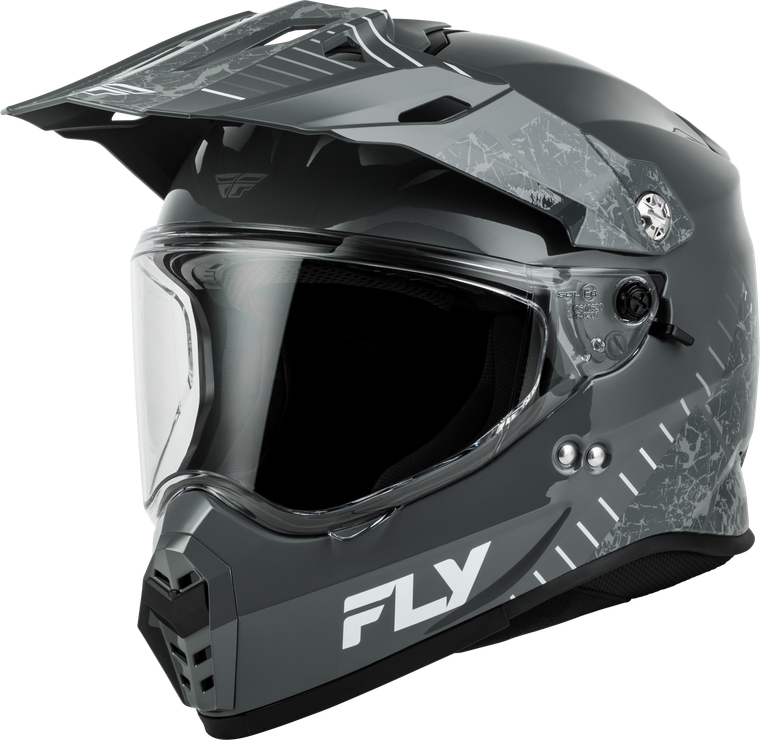 Fly Racing - Fly Trekker Granite Helmet Grey/grey Lg - 73-7042L