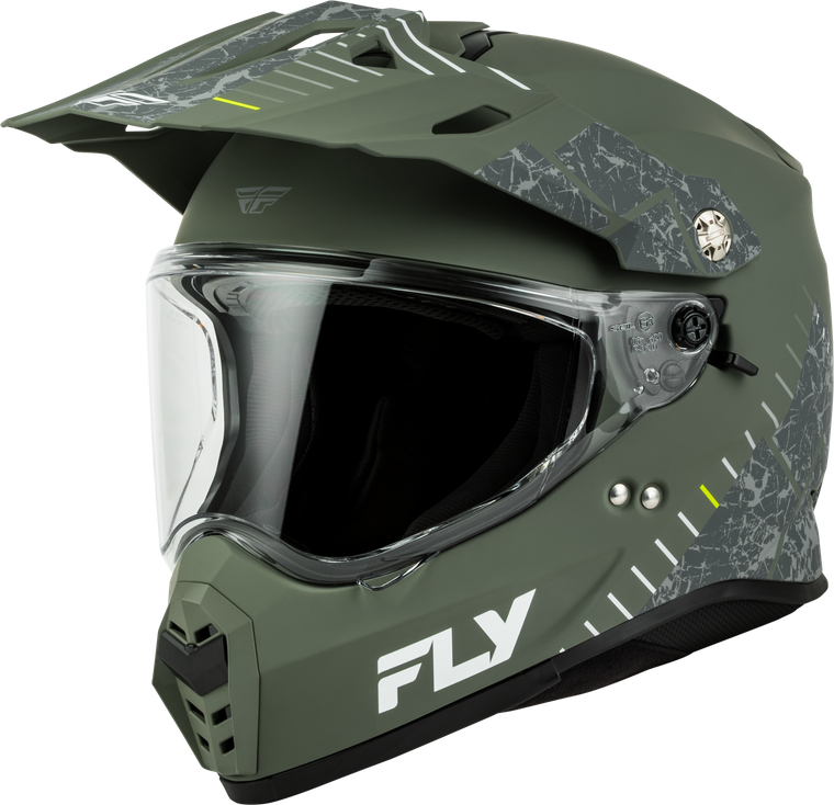 Fly Racing - Fly Trekker Granite Helmet Matte Sage/grey Sm - 73-7043S