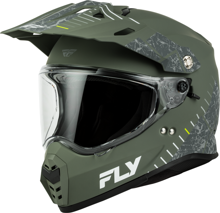 Fly Racing - Fly Trekker Granite Helmet Matte Sage/grey Xl - 73-7043X
