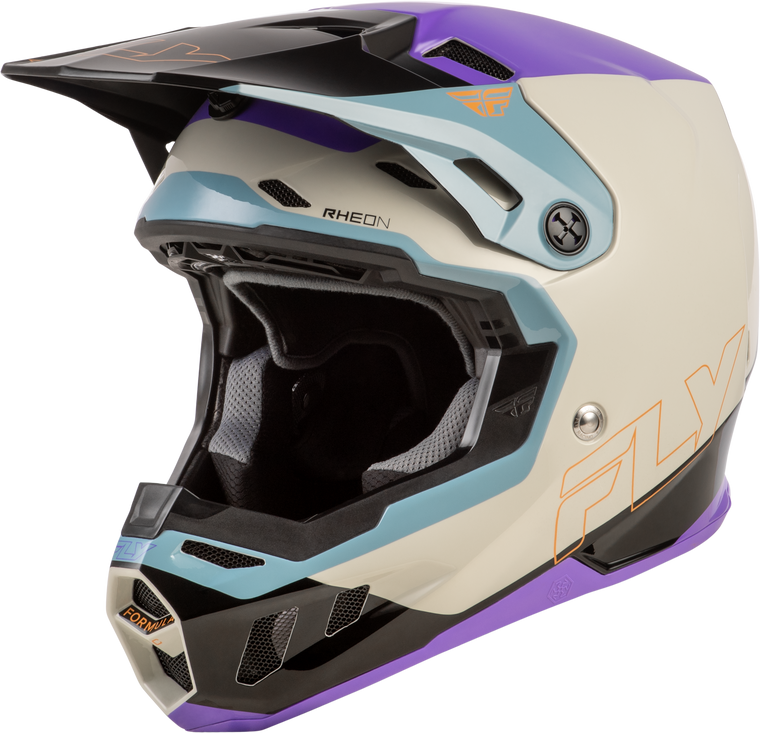 Fly Racing - Formula Cc Glide Helmet Purple/stone/black Md - 73-4355M