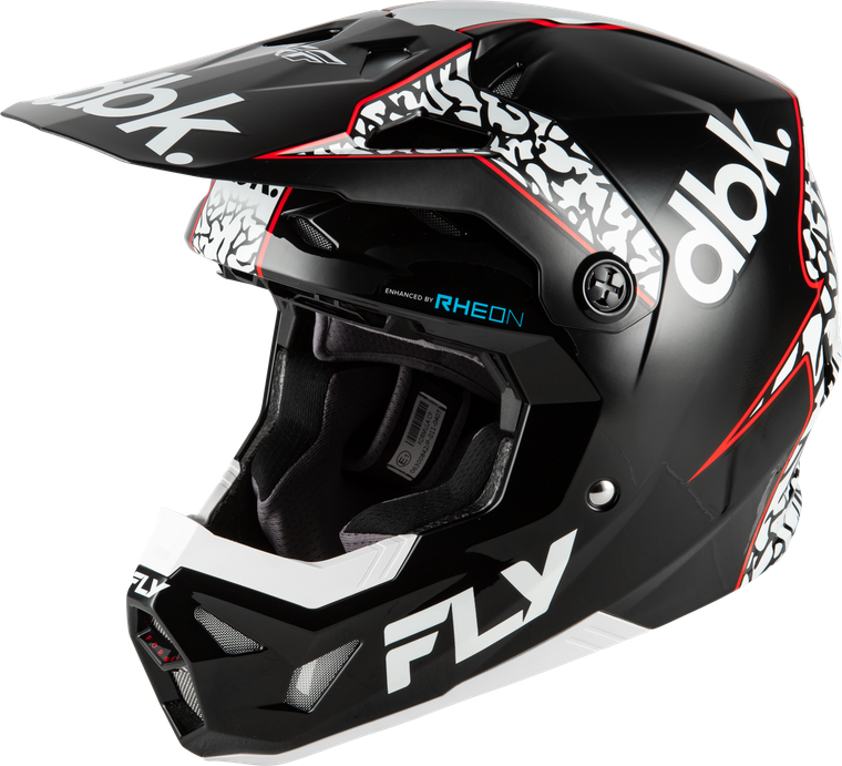 Fly Racing - Formula Cp Dbk Helmet Black/white/red 2x - 73-00442X