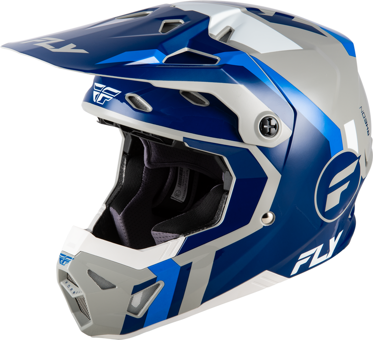 Fly Racing - Formula Cp Seal Helmet Navy/blue/grey Md - 73-0042M