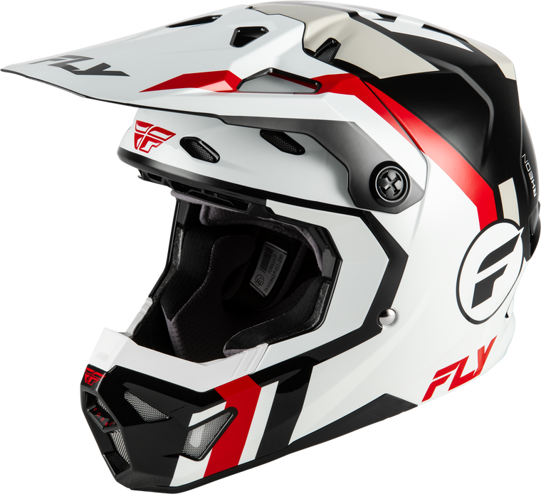 Fly Racing - Formula Cp Seal Helmet White/black/red 2x - 73-00412X