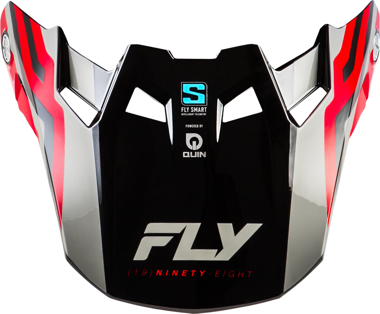 Fly Racing - Formula S Carbon Byte Visor Red Carbon/red/grey Xl/2x - 73-4451VX