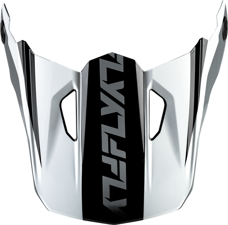Fly Racing - Kinetic Crest Helmet Visor Black/white/grey Xl/2x - 73-8674VX