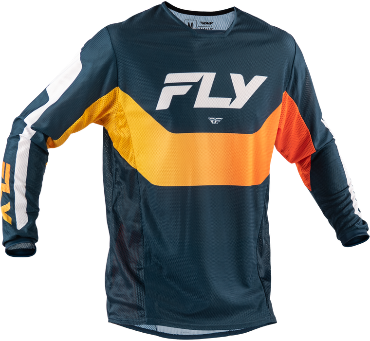 Fly Racing - Kinetic Mesh Jersey Navy/orange Xl - 380-316X