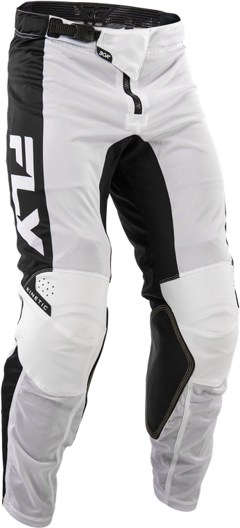 Fly Racing - Kinetic Mesh Pants White/black Sz 28 - 380-32028