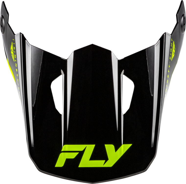 Fly Racing - Kinetic Verdict Helmet Visor Black/hi-vis/grey Md/lg - 73-8723VM