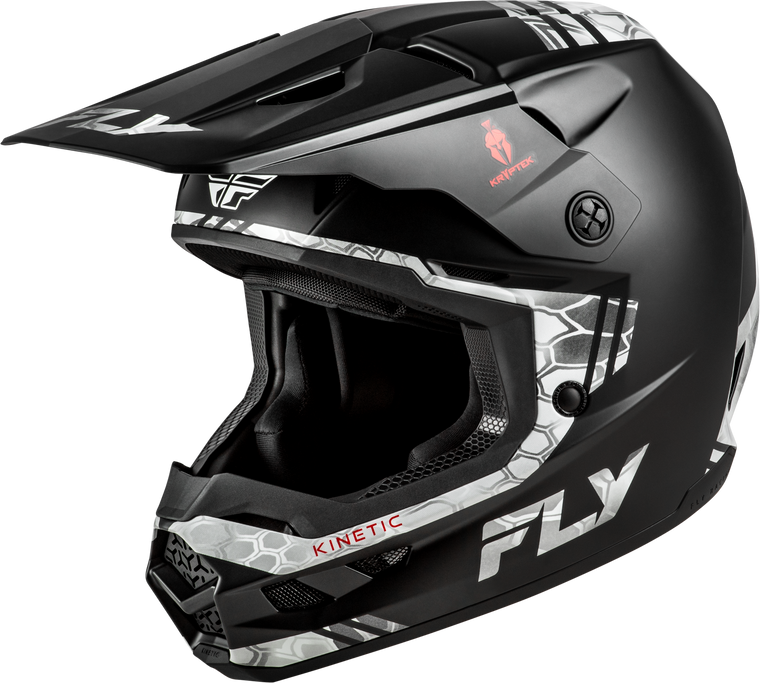 Fly Racing - Kinetic Verdict Kryptek Helmet Black/grey Md - 73-8728M