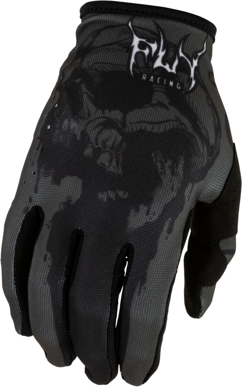 Fly Racing - Lite Dark Series Gloves Grey/black 3x - 380-7153X