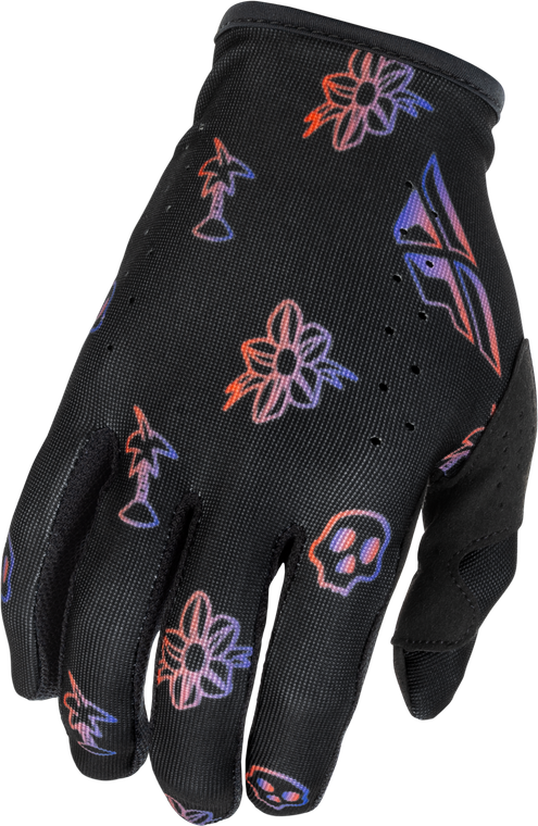 Fly Racing - Lite Outline Gloves Black/red/purple Xl - 379-716X