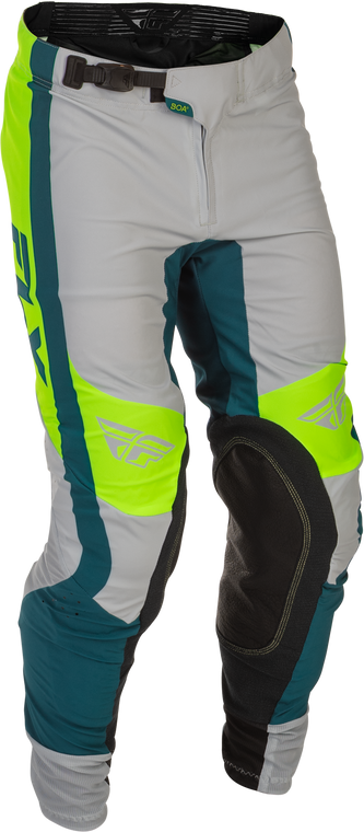 Fly Racing - Lite Pants Grey/lime/teal Sz 30 - 379-73330