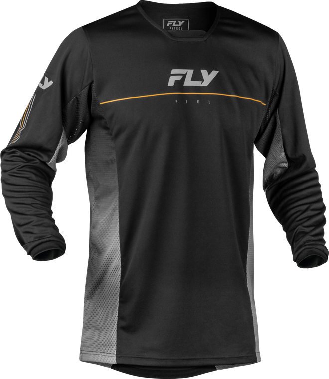 Fly Racing - Patrol Jersey Black/grey Sm - 380-650S