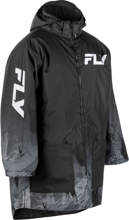 Fly Racing - Pit Coat Black S/m - 470-4053S