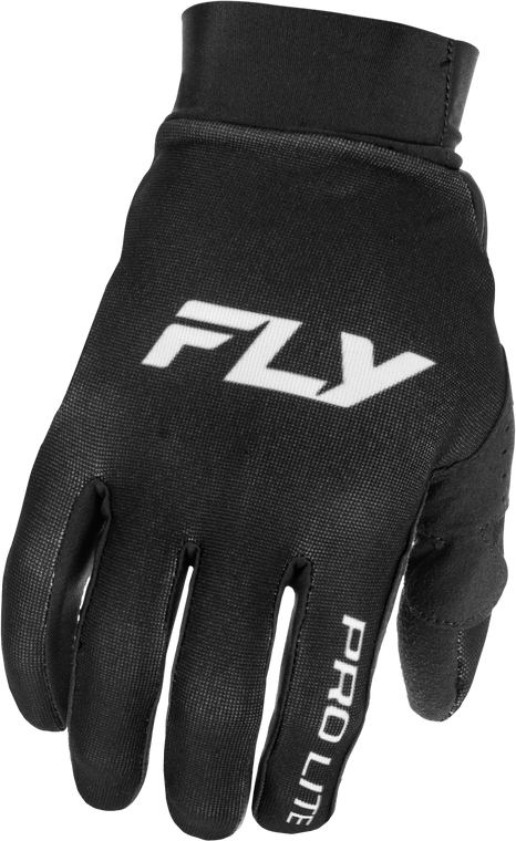 Fly Racing - Pro Lite Gloves Black/white 2x - 379-0402X