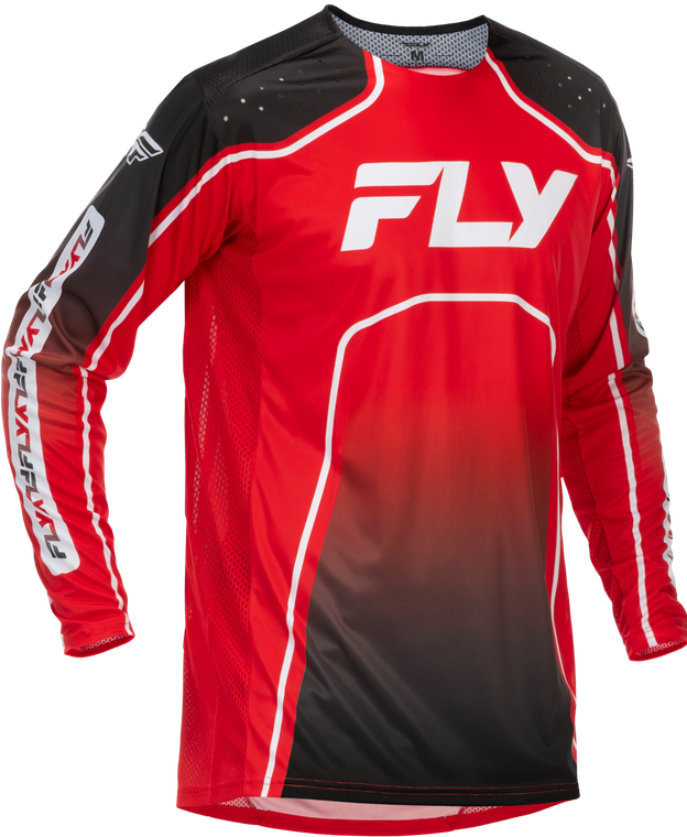 Fly Racing - Rayce Bicycle Jersey Red/black/white Md - 379-052M