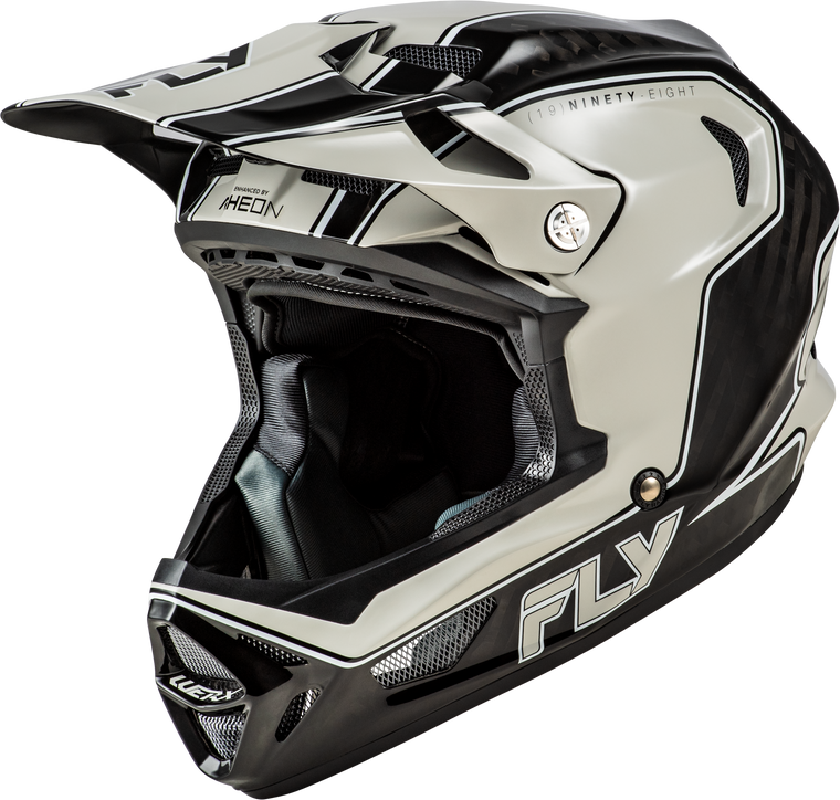 Fly Racing - Werx-r Flow Carbon Helmet Black Carbon/grey Sm - 73-9230S