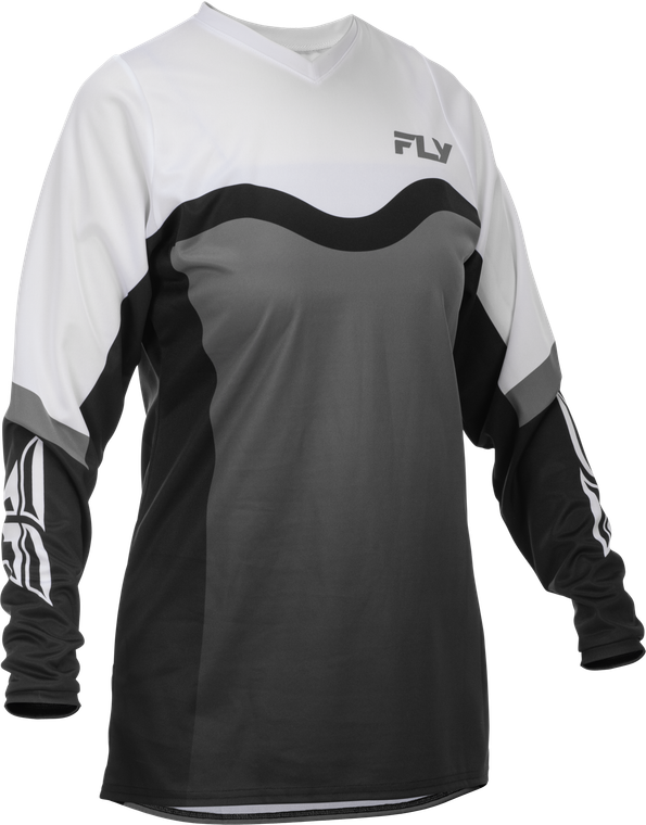 Fly Racing - Women's F-16 Jersey Grey/black/white Sm - 379-820S