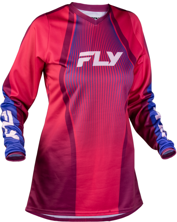 Fly Racing - Women's F-16 Lift Jersey Pink/purple/white Lg - 380-823L