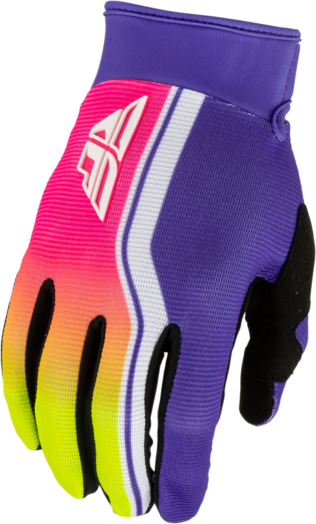 Fly Racing - Youth F-16 Raze Gloves Purple/pink/yellow Y3xs - 380-914Y3XS