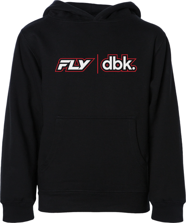 Fly Racing - Youth Fly Dbk Wheelie Hoodie Black Yl - 325-00086YL