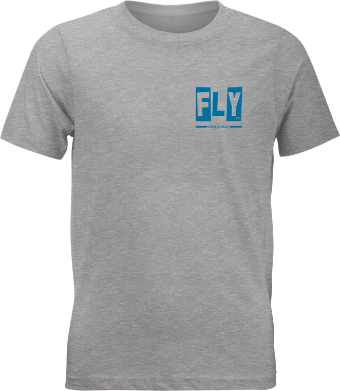 Fly Racing - Youth Fly Punk Tee Grey Yl - 354-0418YL