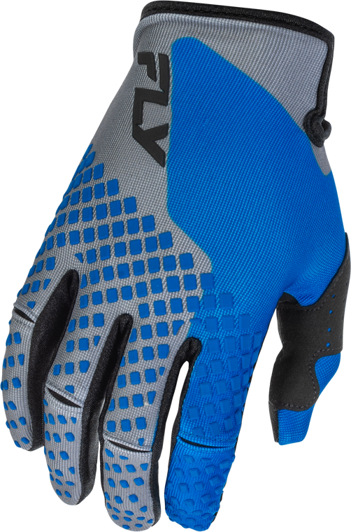 Fly Racing - Youth Kinetic Gloves Blue/grey/black Ym - 379-411YM