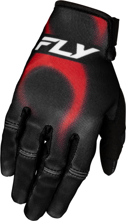 Fly Racing - Youth Kinetic Torch Gloves Black/red/white Ys - 380-516YS
