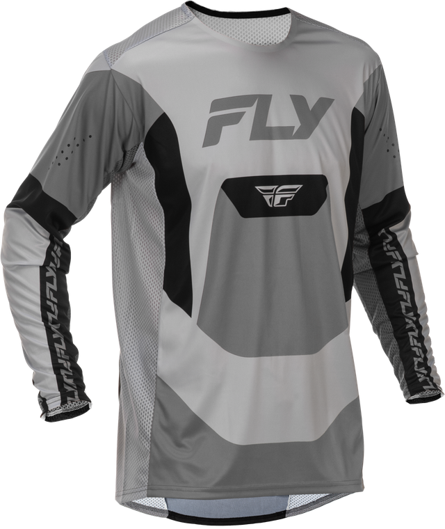Fly Racing - Youth Lite Jersey Grey/black Yxl - 379-720YXL