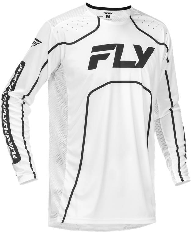 Fly Racing - Youth Rayce Bicycle Jersey White/black Yxl - 379-054YXL
