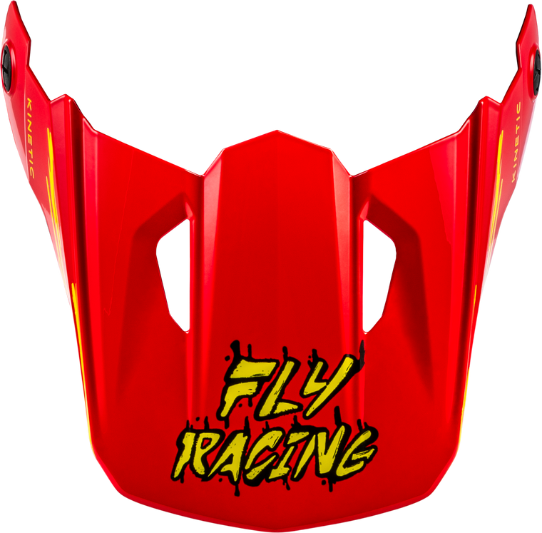 Fly Racing - Yth Kinetic Surge Helmet Visor Black/red/yellow Ys-yl - 73-8726VY