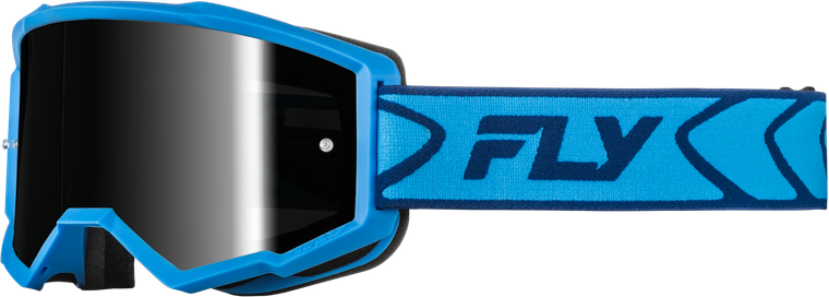 Fly Racing - Zone Goggle Blue/navy W/ Black Mirror/smoke Lens - 37-51535