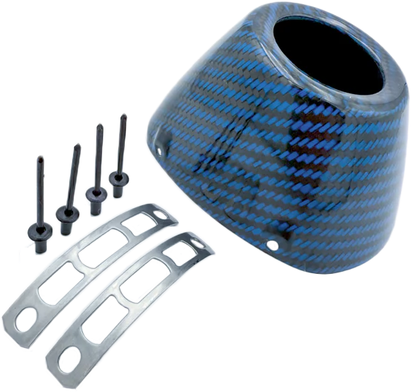 Fmf - Carbon Cap 4.1 New Style Blue Carbon - 40694