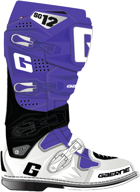 Gaerne - Sg12 Le Boot Purple/black/white 12 - 2174-123-47