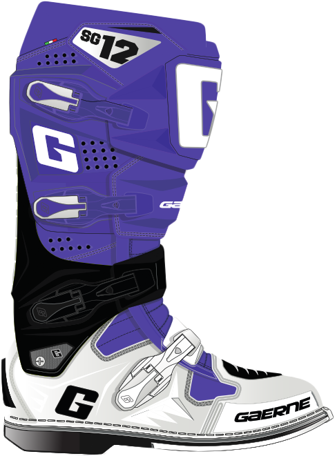 Gaerne - Sg12 Le Boot Purple/black/white 13 - 2174-123-48