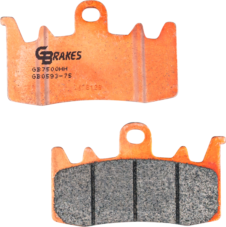 Gbrakes - Brake Pads Sintered Ceramic - GB0593-75