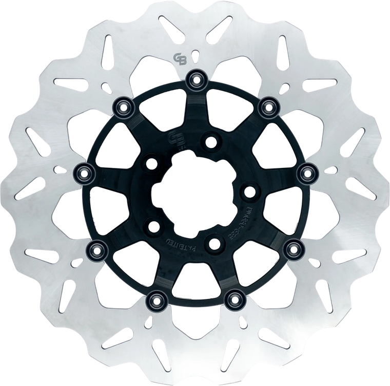 Gbrakes - Rotor 11.8" Floating Wave Fr Black - GBDU003