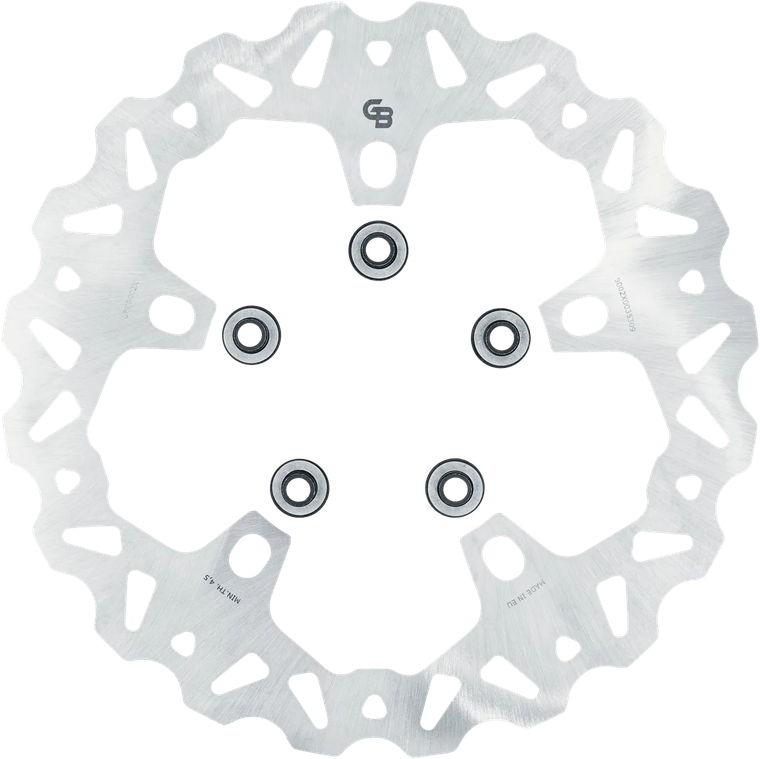 Gbrakes - Rotor 11.8" Solid Wave Fr Stainless - GBD9002X
