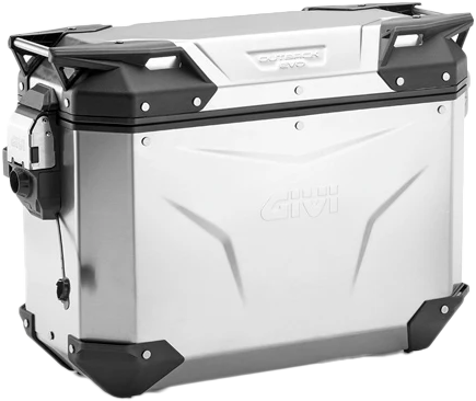 Givi - Outback Evo Smart Case 37l Left Only Silver - OBKEV37AL