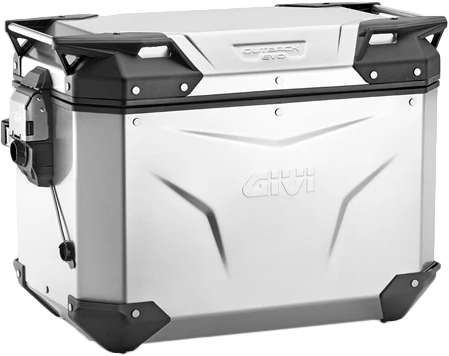 Givi - Outback Evo Smart Case 48l Left Only Silver - OBKEV48AL