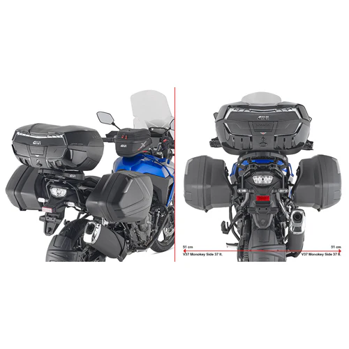 Givi - Side Case Hardware Monokey V35/v37 Suz - PLX3125