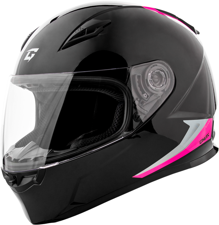 Gmax - Ff-49 Syth Helmet Black/pink Lg - F1498406