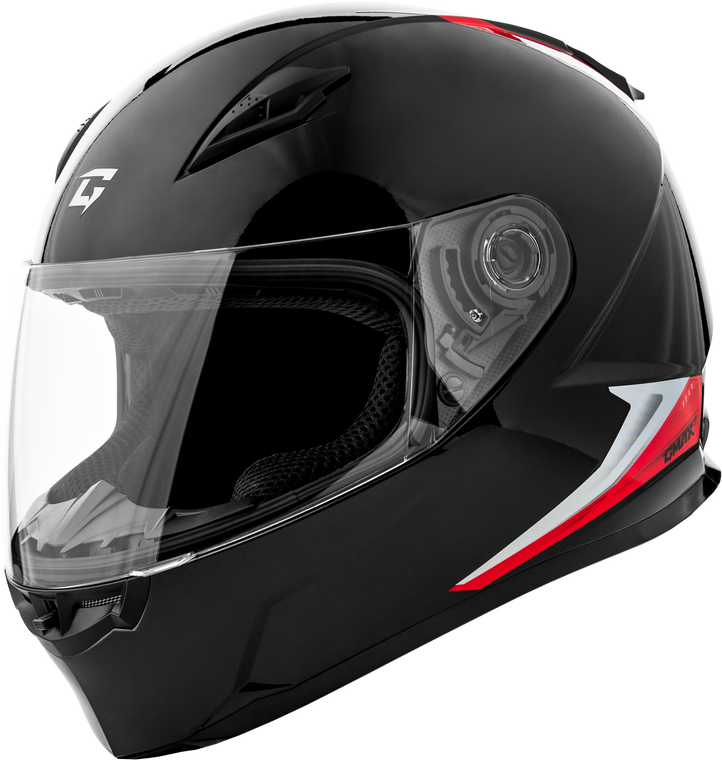 Gmax - Ff-49 Syth Helmet Black/red Xl - F1498157