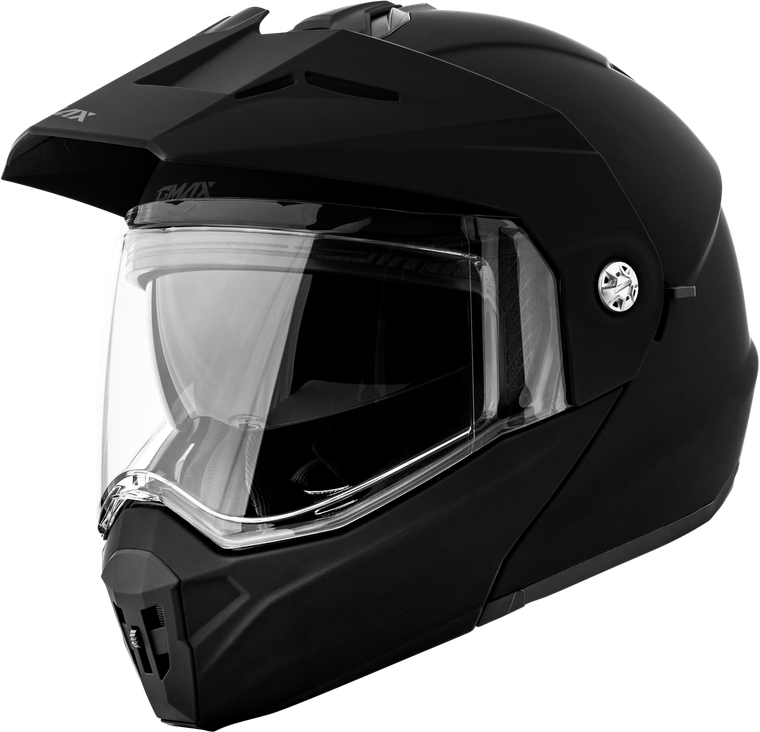Gmax - Md-74 Solid Helmets Matte Black Lg - M1740076R