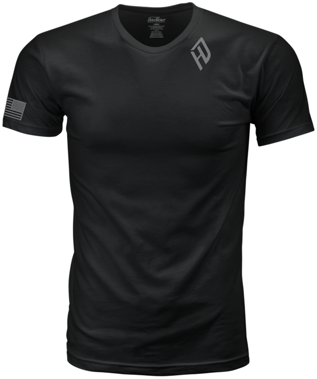 Harddrive - Harddrive Shield Tee Black/white Xl - 800-0204X